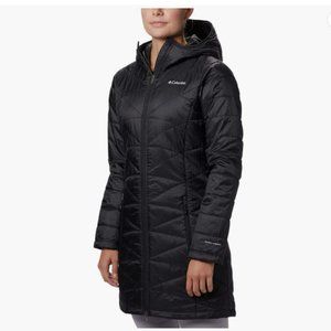 Columbia W Mighty Lite Hooded Parka- Size S- Black